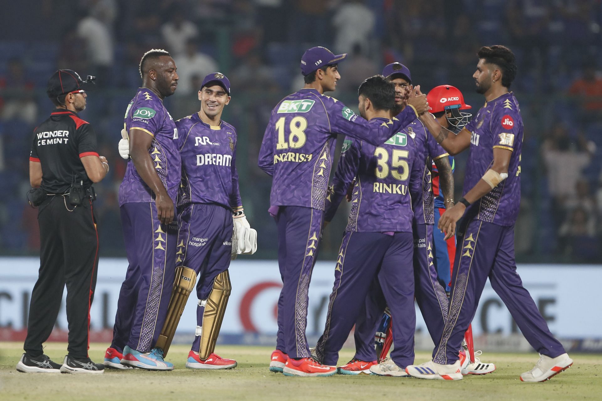 2025 IPL - Delhi Capitals v Kolkata Knight Riders